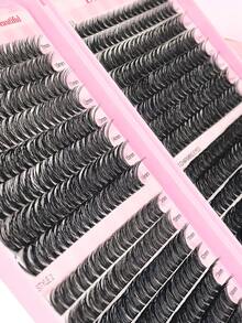 600Pcs Lash Extension Kit, Individual Lashes Clusters Kit D Curl Eyelash Extension Kit, 9-16mm Mixed Length Lashes, High-Quality Cluster Lashes With Bond And Seal, Tweezer & Brush, Lightweight, Waterproof, Beginner-Friendly, Ideal For Salon Use, Daily Wear, Glam & Travel Looks - Multicolor - View 9