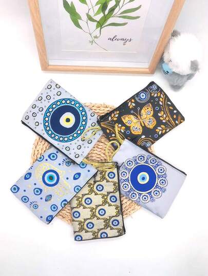 复古刺绣拉链钱包，女士礼品钱包，零钱包，收纳袋，方便携带/女孩化妆包，多功能卡包/女士现金钱包，长款零钱包，精致图案零钱包，女孩必备，旅行必备，情人节，新年礼物，送给女孩的礼物。