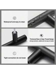 30-Pack Matte Black Stainless Steel Cabinet Pulls - 5-Inch, 3-Inch Hole Center, Waterproof, Durable, Easy-To-Install Kitchen Handles For Cabinets And Drawers - Black - View 4