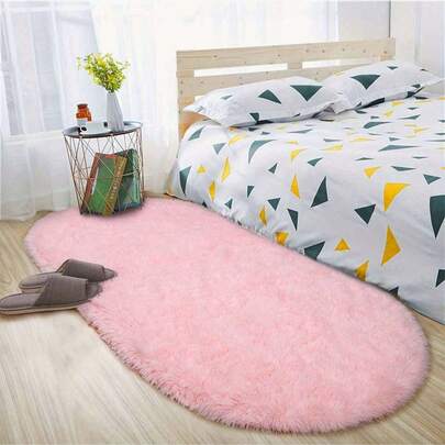 1 Peça Tapete Felpudo Macio, Lavável em Máquina, Felpudo em Várias Cores, Adequado para Quartos de Adolescentes, Dormitórios ou Decoração Doméstica, Entretenimento e Conforto, Tapete para Dormitório, Tapete Decorativo