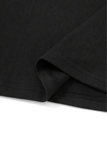 T-shirt noir décontracté pour femme avec motif cœurs colorés - Manches courtes, col rond, mélange de polyester extensible, lavable en machine - Idéal pour le printemps et l'été - Noir - Voir 4