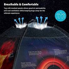 NEW Mangant Black Hole Play Tents - Cúpula Espacial para s y Niñas 3-10 Años - Tienda de Campaña Desplegable para Aventuras Imaginativas en Interiores y Exteriores - Regalo Original47 x47 x43 - como en la foto - Ver 3
