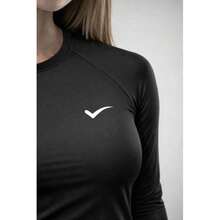 Women's Thermal Shirt With UV 50+ Sun Protection. - Black - View 2