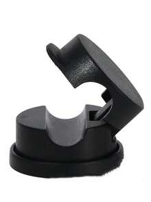 Bộ 1/3/6 kẹp giữ dây cáp [khóa 1 giây] Kẹp quản lý dây cáp lò xo - Giá đỡ dây cáp để bàn, Kẹp dây cáp tròn dễ thương có keo dính, Bộ giữ dây sạc điện thoại cho bàn đầu giường, phụ kiện văn phòng, màu đen - màu đen - Xem 14