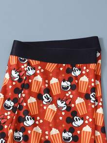 1pc Disney Cartoon Print Underwear-Soft-Comfortable, Letter Elastic Waistband, Casual Men's Underwear - Multicolor - View 4