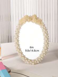 1pc European Style Personalized Makeup Mirror, Vanity Mirror, Suitable For Room, Bedroom, Dressing Table, Also As A Gift For Family And Friends - Multicolor - View 11