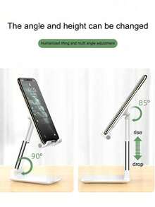 可旋转手机支架，双折叠手机支架，全方位可调节折叠桌面手机支架底座，兼容 15/15 Pro/15 Pro Max/14/13 Mini/13/13 Pro Max/12 Mini/12/12 Pro/12 Pro Max/11/11 Pro/11 Pro Max/Xs/Xs Max/XR/X/8/7、Galaxy S22 Ultra、S22+、S22、S21、S21+、S20、S20 Ultra、S10/S10+/S9/S9+、Galaxy Note 30、Note 20+、Note 10+、Note 10、Note 30s、Note 4 A90、Note 5 A60、Note 5 A80、Switch 以及所有智能手机 - 黑色 - 查看 8