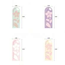 6支装单枝手持花卡情人节花束贺卡单包装纸