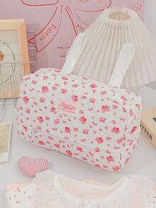 1个花卉绗缝婴儿车挂包，大容量妈妈包，便携式尿布包，行李挂包，床头挂包，化妆包，户外单肩包，奶瓶婴儿车配件，婴儿车挂包，多功能尿布盒带湿巾收纳功能，旅行必备，邮轮必备，宿舍必备，送给女性的礼物，生日礼物，母亲节礼物，伴娘礼物，圣诞礼物，新年礼物，情人节礼物 - 彩色 - 查看 12