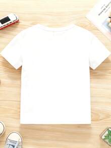 T-Rex Dinosaur Christmas T-Shirt With T-Rex Graphic And Colorful X-MAS Lights, Black Tee With White Dinosaur For Christmas Parties, Casual Wear - Machine Washable 'Dinosaur Outfit For Year-Round Fun (Regular Fit) - 黑色 - 查看 8