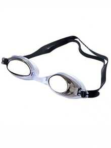 1/2副专业防雾防水泳镜，男女通用 - 舒适清晰视野 - 游泳理想之选，最新款防水高清可调节成人泳镜 - 彩色 - 查看 4