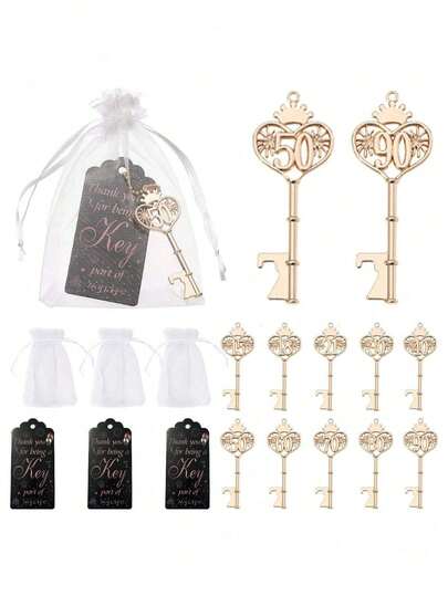 15th, 18th, 21st, 30th, 40th, 50th, 60th, 70th, 80th, 90th, 65th, 75th, 85th Anniversary Party Favors Bottle Opener, Anniversary Gifts, Party Decorations