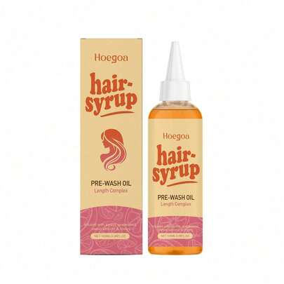 Hair Syrup, Pink Grapefruit, Jojoba, Sweet Almond, Cherry, For All Hair Types (100ml)