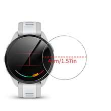 4 piezas de protector de pantalla de vidrio templado para Garmin Forerunner255, ultra claro, dureza 9H resistente a arañazos, superficie suave anti-polvo y huellas dactilares, ligero y ajustado - Juego de 4 piezas para Forerunner 255 - Ver 7