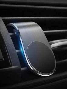 1pc L-Shaped Magnetic Car Air Vent Phone Holder, Vertical & Horizontal Universal Mount - Multicolor - View 6
