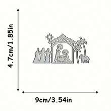 1 Pc The Birth Of Jesus Die - Ideal For Papercrafting, Card Making, Scrapbooking And DIY Album Decorating, The Die Features Metal Construction! - Multicolor - View 6