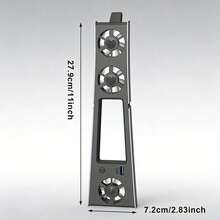 Upgraded P/S/5 Slim Cooler Fan, Efficient Silent Cooling With Adjustable Speed, USB Port For P/S/5 Slim Console Accessories - Black - View 3