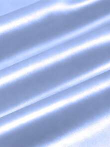 Women's New Arrival Satin Button-Down Shirt, Fashionable, Versatile, Suitable For All Seasons - Light Blue - View 3