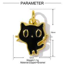 1件铜质时尚个性化嘻哈风格高端心形钥匙扣多功能DIY吊坠手链项链耳环首饰配饰手工饰品 - 彩色 - 查看 14