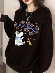 Women Sweatshirts - Black - View 6