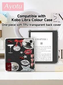 Ayotu 1 Ốp lưng in họa tiết da báo, quả cầu disco và quả anh đào, tương thích với Kindle/KOBO, Kindle Paperwhite thế hệ thứ 12 năm 2024 / Kindle (thế hệ thứ 11 - ra mắt năm 2024) / Kindle Colorsoft Signature Edition / Kobo Libra Colour, chống rơi, ốp trong suốt bảo vệ toàn diện, vỏ silicon mềm. - Nhiều màu - Xem 50