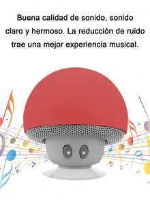 4 piezas Mini Altavoz Bluetooth Mushroom,Altavoz varillas Portátil con Cabeza de Hongo Tierno,Mini Altavoz Inteligente Portátil Creativo,Puede Usarse como Soporte para Teléfono Móvil, Pequeño y Delicado, Anticaídas, Ventosa de Excelente Sujeción, Altavoz Mini Cabeza de Hongo de Dibujos Animados. - 4 piezas - Ver 9