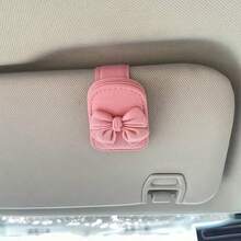 领结式眼镜夹，轻便易携的车载眼镜架，外观美观 - 蝴蝶結 - 查看 1