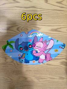5/12pcs Stitch Cartoon Birthday Hats, Stitch Party Supplies, Suitable For Graduation Season, Wedding Season, Party Supplies And Stitch Themed Parties - Random Color - View 6