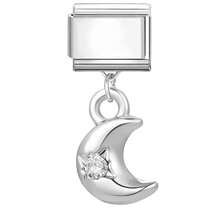 Pulseira modular DIY com pingente, decorada com elementos de coração, borboleta, lua e flor. Ideal como presente para amigos/casais, perfeita para Natal, Ano Novo, Halloween e Dia dos Namorados. Design encantador, joia em aço inoxidável, produto local, prático e moderno. Essencial para o Natal e o Halloween. Tom de cor outonal suave. - M293403 - Ver 16