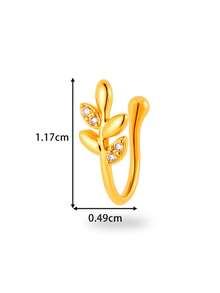 Toppiercing 1 Peça Clipe de Nariz Versátil de Moda com Zircônia Micro-Incrustada em Formato de Coração, Lua, Estrela, Flor, Anel de Nariz Falso Sem Perfuração - Multicolorido - Visão 14