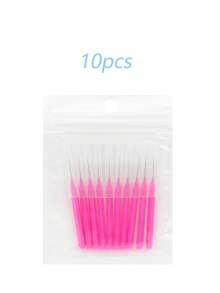 10/20pcs Disposable Mini Eyebrow Brushes, Easy To Comb Lashes/Brows. Soft Fine Mascara Wand Makeup Tools, Suitable For Lash Extension, Brow Shaping, Tinting, Grooming Or Detail Cleaning. Compact Mini Size, Portable. - Multicolor - View 8