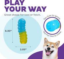 Outward Hound Gummiez Worm Dog Toy &Amp; Treat Stuffer, 6\U2033 X 2\U2033 Cherry-Scent Interactive Chew For Dogs, Helps Clean Teeth, Promote Healthy Gums &Amp; Mental Enrichment, Reduce Boredom &Amp; Support Dental Health - MàuD - Xem 3