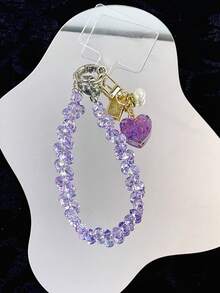 1 chiếc dây đeo điện thoại pha lê hình trái tim và dâu tây sang trọng, đa năng, thời trang, có thể dùng làm mặt dây chuyền hoặc ví đựng thẻ, là món quà lý tưởng cho ngày Valentine, sinh nhật, thiết thực và thanh lịch, tỏa sáng rực rỡ dưới ánh nắng mặt trời. - Nhiều màu - Xem 10