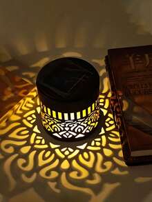 4pcs Solar Powered Wrought Iron Projection Wall Lights - Laser Cut Shadow Art, Suitable For Outdoor Use, IP65 Waterproof, Garden Facade Decor, 120° Beam Angle