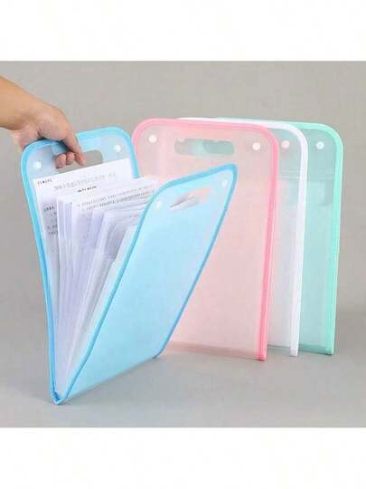 Pasta Sanfonada Para Documento Com 12 Divisórias E Pasta Prancheta Tamanho A4 Escritório Escolar - Envio imediato