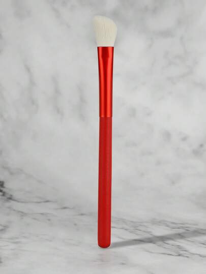 Pincel de maquillaje con cerdas suaves y flexibles, punta redondeada para una aplicación suave, mezcla gradual y transiciones de color sin costuras, 1 pieza