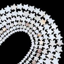 1pc Natural Freshwater Shell 6-15mm Irregular Star Shaped Beaded Necklace Pendant, DIY Jewelry Making Supplies - Seashell Five-pointed Star Bead - View 7