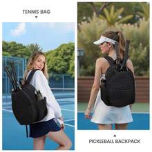 Túi đựng vợt tennis Peak, ba lô đựng vợt tennis, ba lô đựng dụng cụ thể thao, ba lô chần bông đa năng dùng được cho cả pickleball và tennis: Một chiếc túi đựng dụng cụ đa năng được thiết kế dành cho những người đam mê pickleball và tennis, phù hợp cho các trận đấu trên sân, tập luyện và các hoạt động ngoài trời. - Nhiều màu - Xem 7