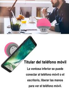 4 piezas Mini Altavoz Bluetooth Mushroom,Altavoz varillas Portátil con Cabeza de Hongo Tierno,Mini Altavoz Inteligente Portátil Creativo,Puede Usarse como Soporte para Teléfono Móvil, Pequeño y Delicado, Anticaídas, Ventosa de Excelente Sujeción, Altavoz Mini Cabeza de Hongo de Dibujos Animados. - 4 piezas - Ver 5