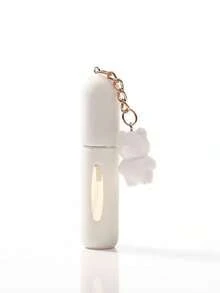 1个5毫升小熊造型可填充香水瓶钥匙扣，可爱动物设计，便携旅行装 - 彩色 - 查看 12