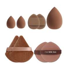 Set de 5 bureți de machiaj, include: 10 bureți de machiaj lichizi + 10 mini bureți de machiaj lichizi + 10 bufeți triunghiulari pentru pudră + 10 bufeți cu pernă de aer. Potrivit pentru machiaj facial, decorațiuni interioare, toaletă, călătorii, dormitor și multe altele. Accesorii complete de machiaj, rentabile, ideale pentru cadouri de Crăciun, cadouri, cadouri pentru femei, cadouri de Crăciun., Cadouri, călătorii, articole ieftine, esențiale pentru călătorii. - Multicolor - Vizualizare 8