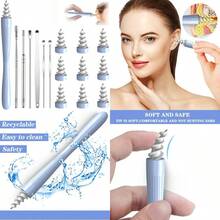 Ear Wax Removal 2026 Ear Wax Removal Tool Reusable And Washable Replacement Soft Silicone Tips For Cleaner Earwax Ear Wax Removal Kit Contains 7 Types Of Ear Cleaner Tools - 如圖 - 查看 1