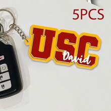 Personalized University Gift, Customized University Logo Keychain, Customized High School Backpack Keychain, Teacher Gift, Graduation Gift - Multicolor - View 12