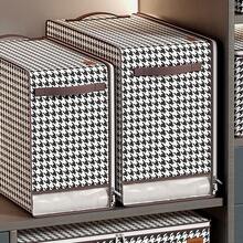 Foldable Thick Cloth Storage Bag, Bedroom/Wardrobe Clothes/Bedding Organizer Bag With Handle - Multicolor - View 4