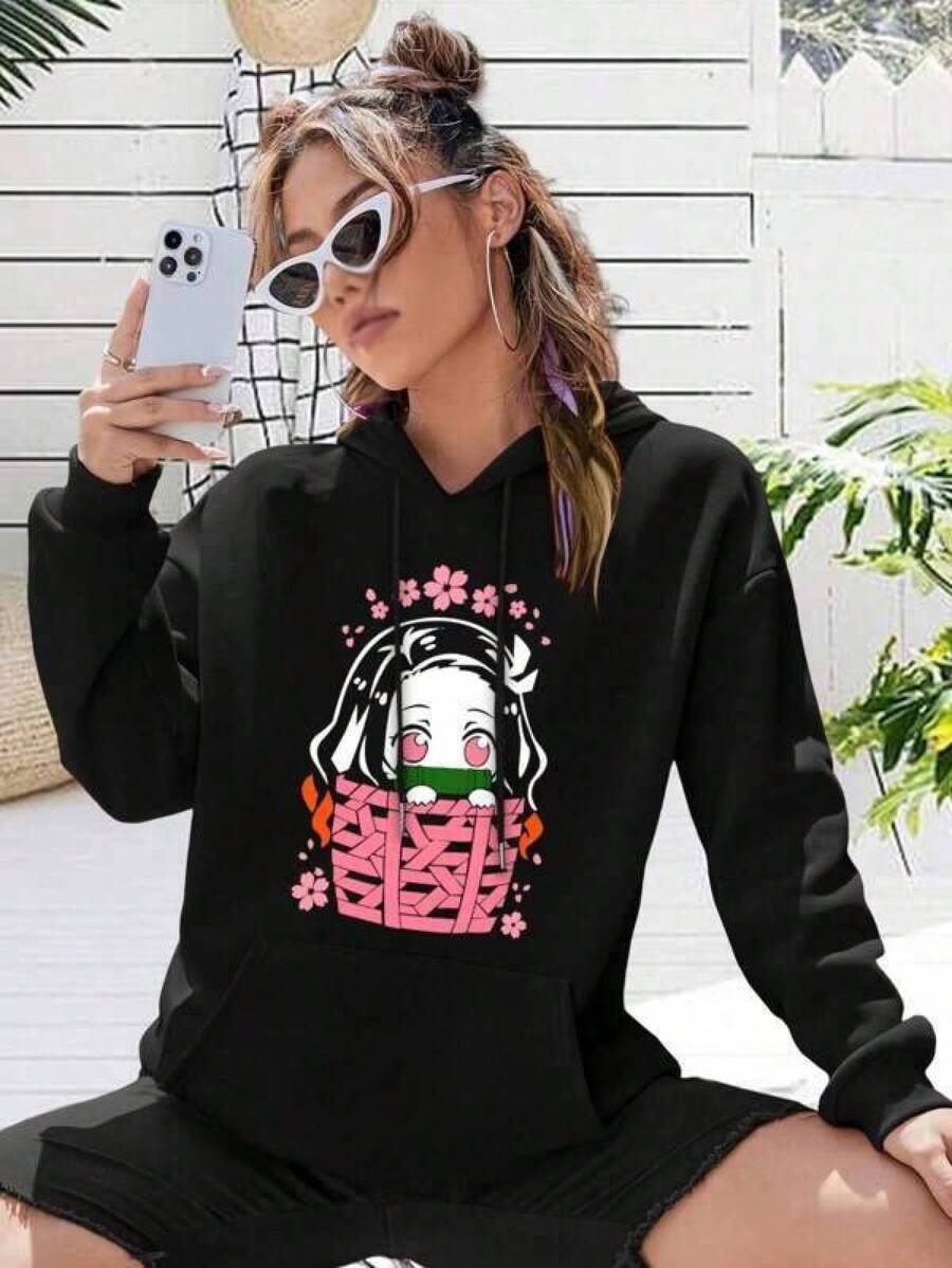 Men Outdoor Hoodies & Sweatshirts - Black - View 1