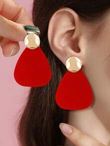 Betykuku 6pairs Round & Water Drop Earrings - Multicolor - View 8