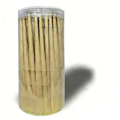 Conos de alta calidad de gran tamaño en color marrón, cada uno con una longitud de 10,8 cm, empaquetados individualmente como un solo producto en tubo (sin recubrimiento), disponibles en varios colores, de combustión lenta, fáciles de enrollar, adecuados para Navidad, fiestas y uso doméstico - Diseño de color festivo, accesorios festivos | Diseño festivo | Cono fácil de enrollar