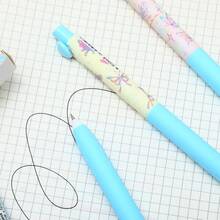 Best-Selling Ins Style Girlish Heart Practice Pen, Extra-Long Soft Grip Sweet Heart Stress-Relieving Pen, High Appearance Level Student Butterfly Gender-Neutral Pen