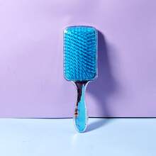K-Pop女团元素印花气垫梳，女巫狩猎按摩头皮顺滑梳，美发梳，情人节礼物 - 彩色 - 查看 8