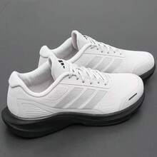 Zapatillas Adidas para hombre, deportivas de otoño/invierno, zapatillas de running para hombre, nuevas zapatillas informales de piel impermeables. - Blanco - Ver 3